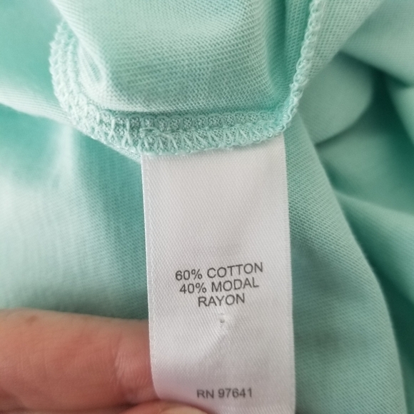 NWT J. Jill Pure Jill Ballet Sleeve A Line Tunic Size XL Eggshell Blue Stretchy - Picture 10 of 11